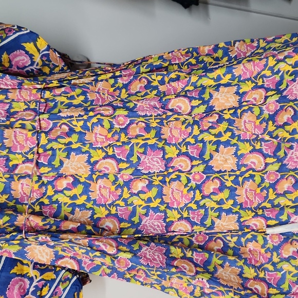 NWT Cleobella Hilo Kaftan Dress /Tahiti Block Print / Size Medium - Picture 11 of 12